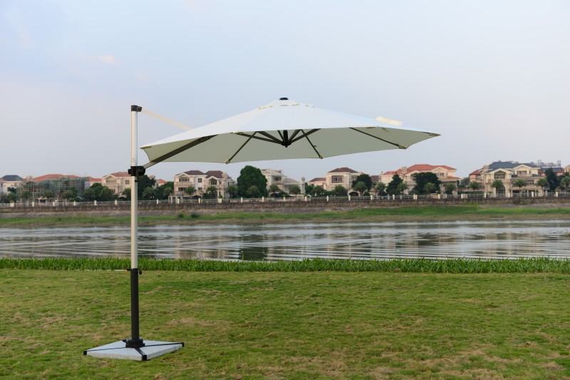 How can a sun umbrella be designed with weather sensors?(pic1)